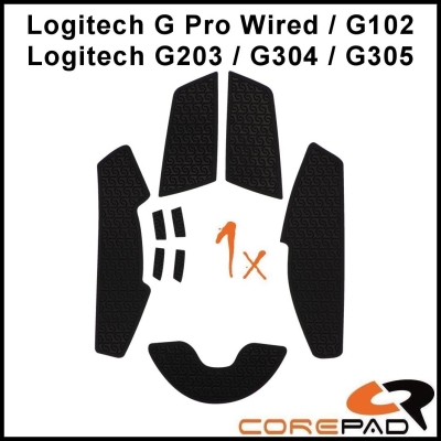 Corepad Soft Grips Logitech G Pro / G102 / G203 / G304 / G305 Series